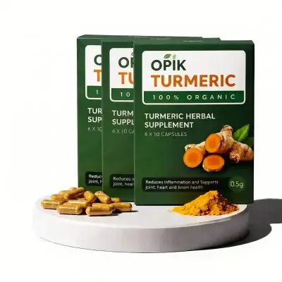 3 BOXES OF TURMERIC HERBAL SUPPLEMENT
