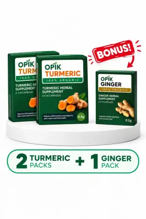 2 BOXES OF TURMERIC HERBAL SUPPLEMENT