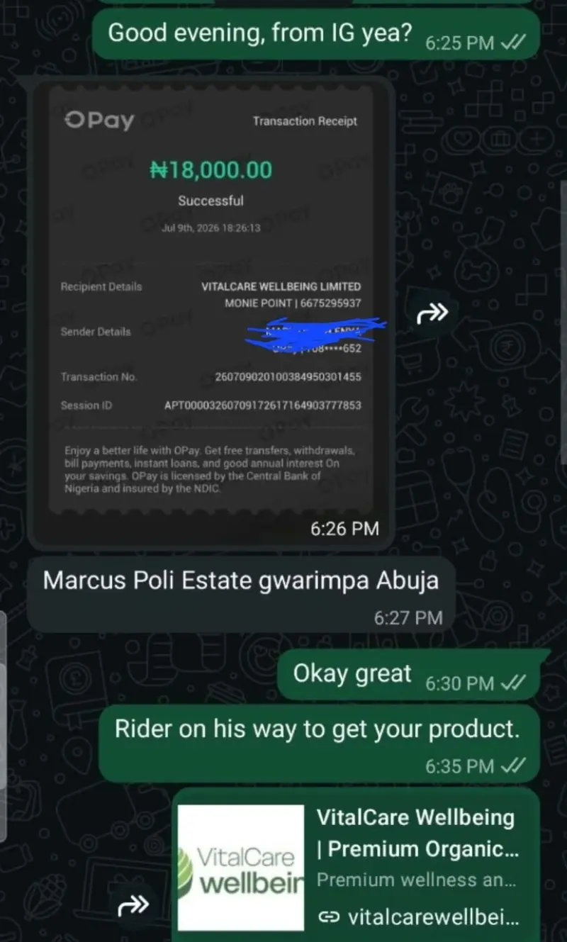 WhatsApp Testimonial